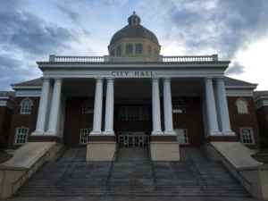 City or township town hall where you need to go to get a permit for a metal carport or metal building.